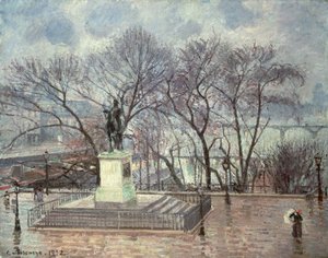 El Pont Neuf, París de Camille Jacob Pissarro